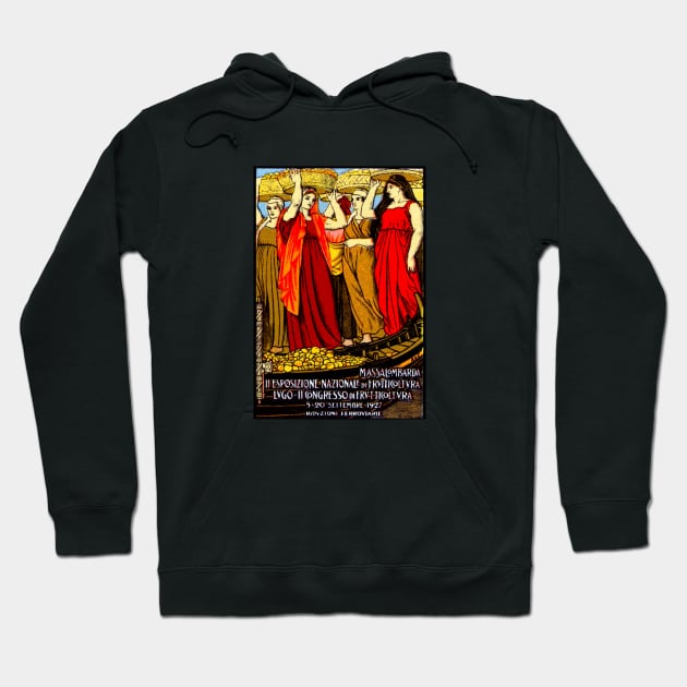 1927 Italian Fruit Farmers Expo Hoodie by historicimage